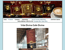 Tablet Screenshot of cafeganocoffee.com